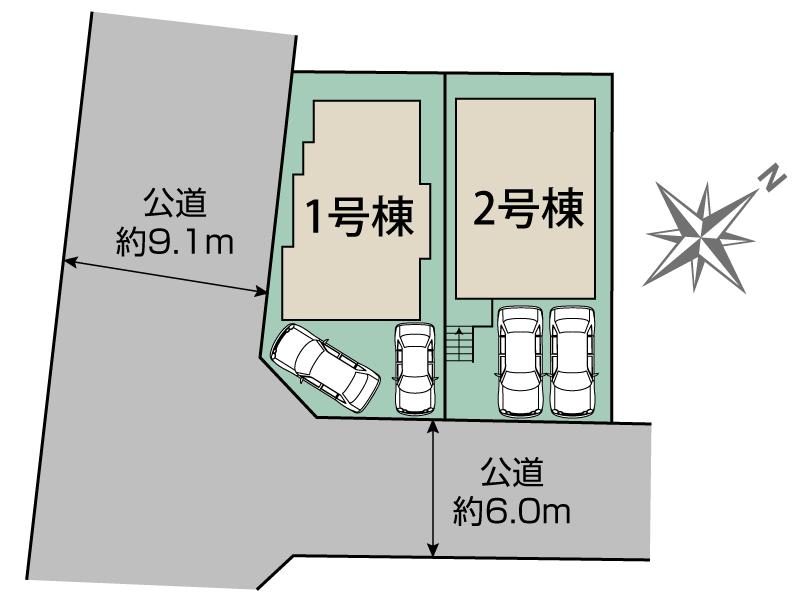 神戸市垂水区神陵台9丁目2期2棟 区画図