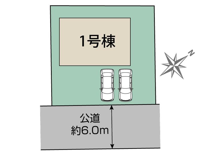 宝塚市中山桜台3丁目1区画 区画図