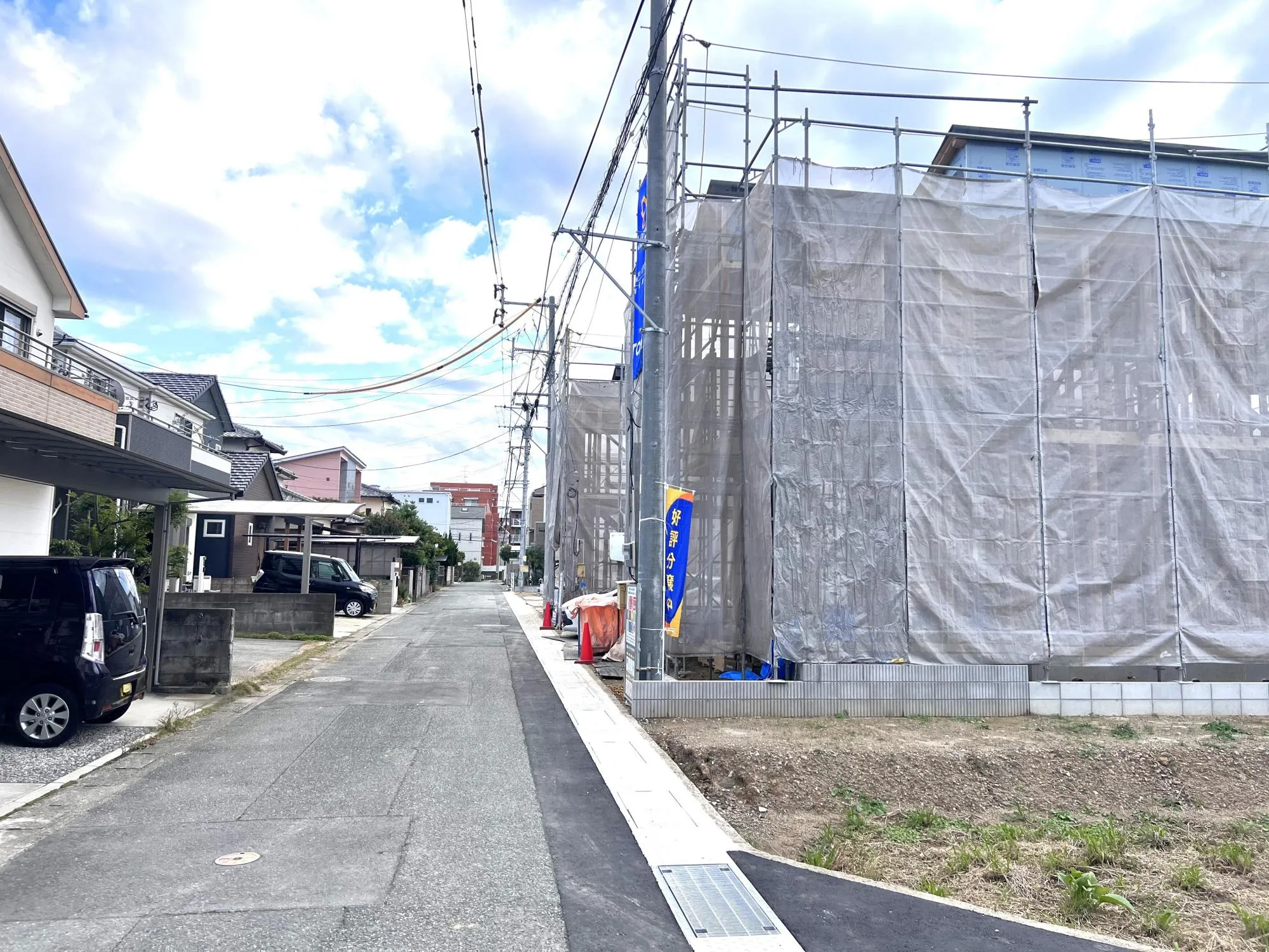 前面道路含む現地写真 2024年12月撮影