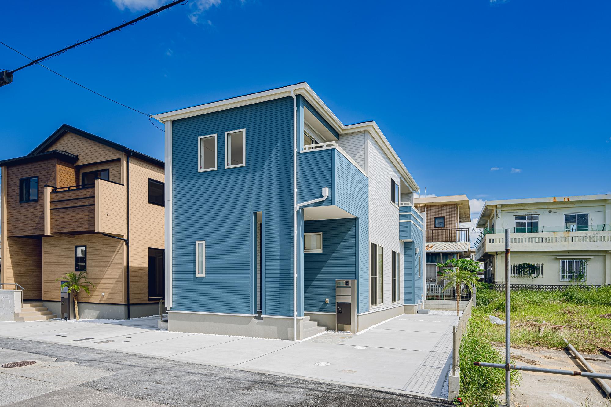 2号棟:外観　【地震に強い家】　東栄住宅の耐震は、数百年に一度の地震に耐える力(建築基準法)の1.5倍の力に対しても耐えうる家です!