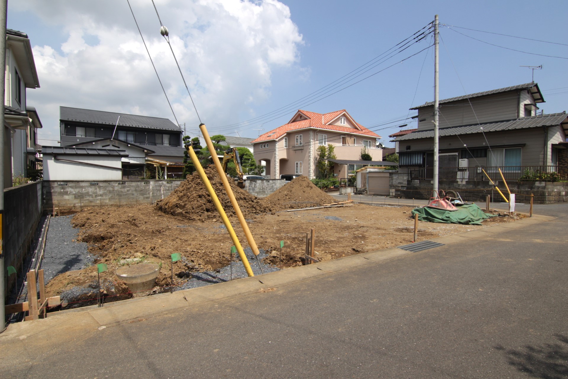 販売現地:造成工事中