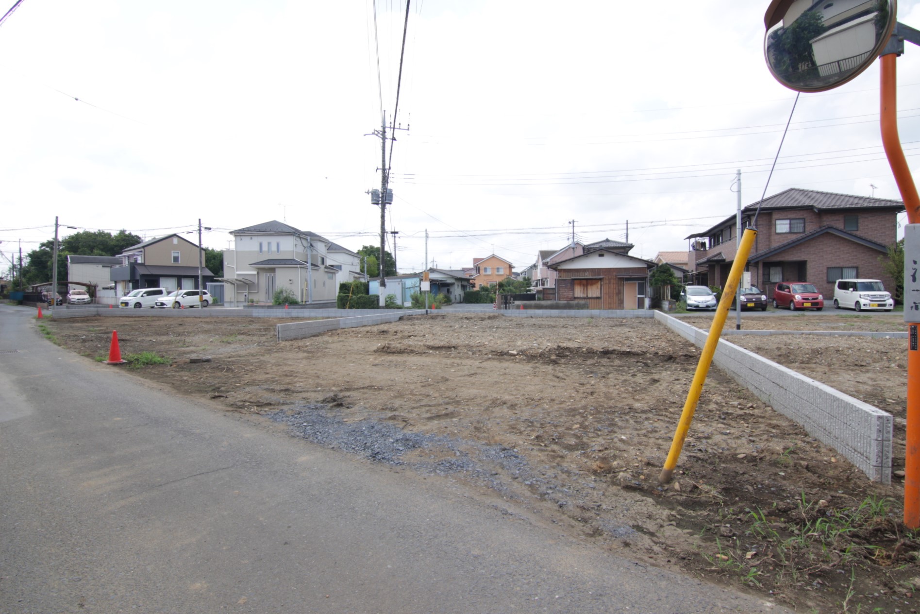 販売現地:造成工事中