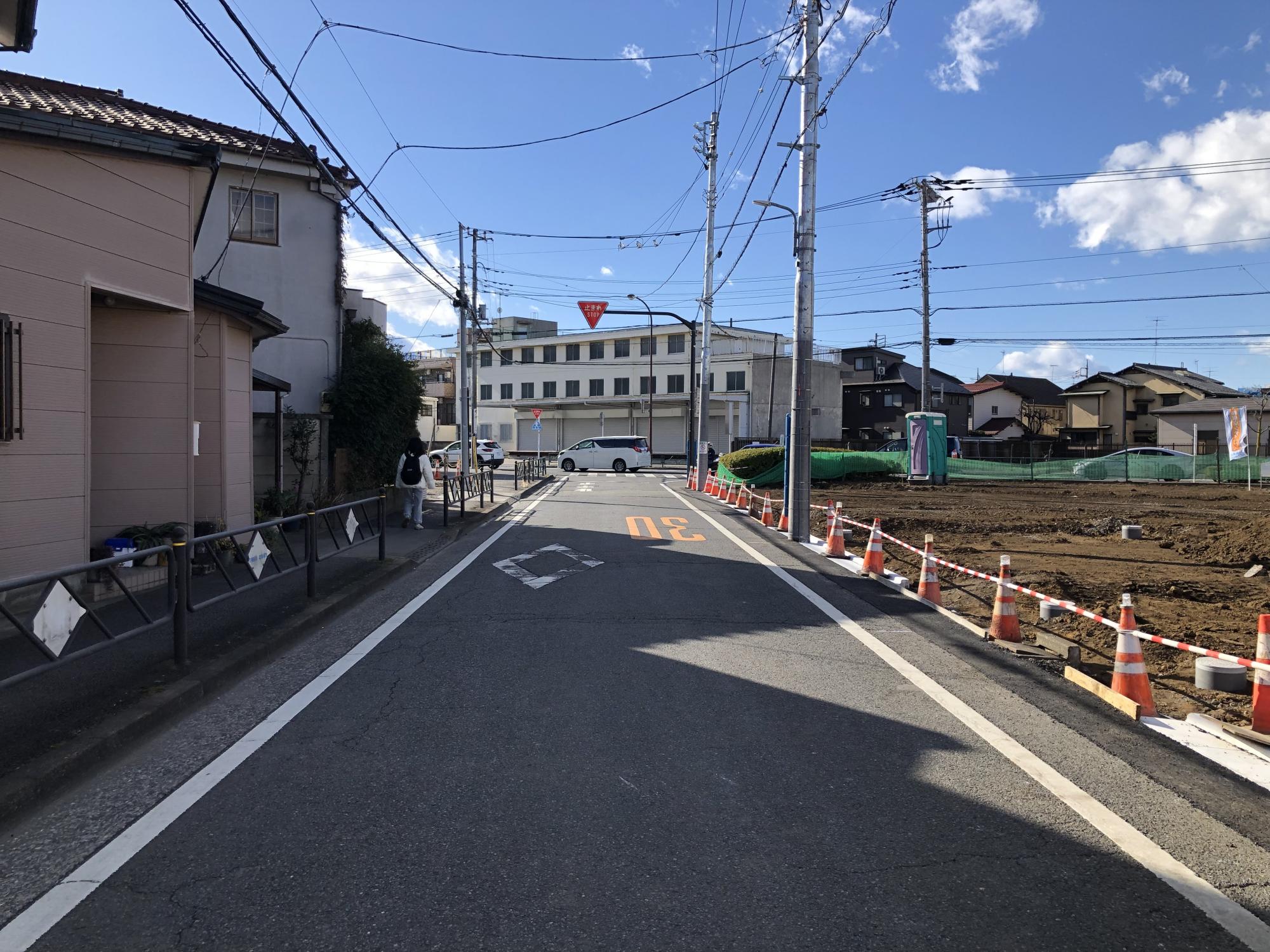 前面道路②(2024年12月22日撮影)