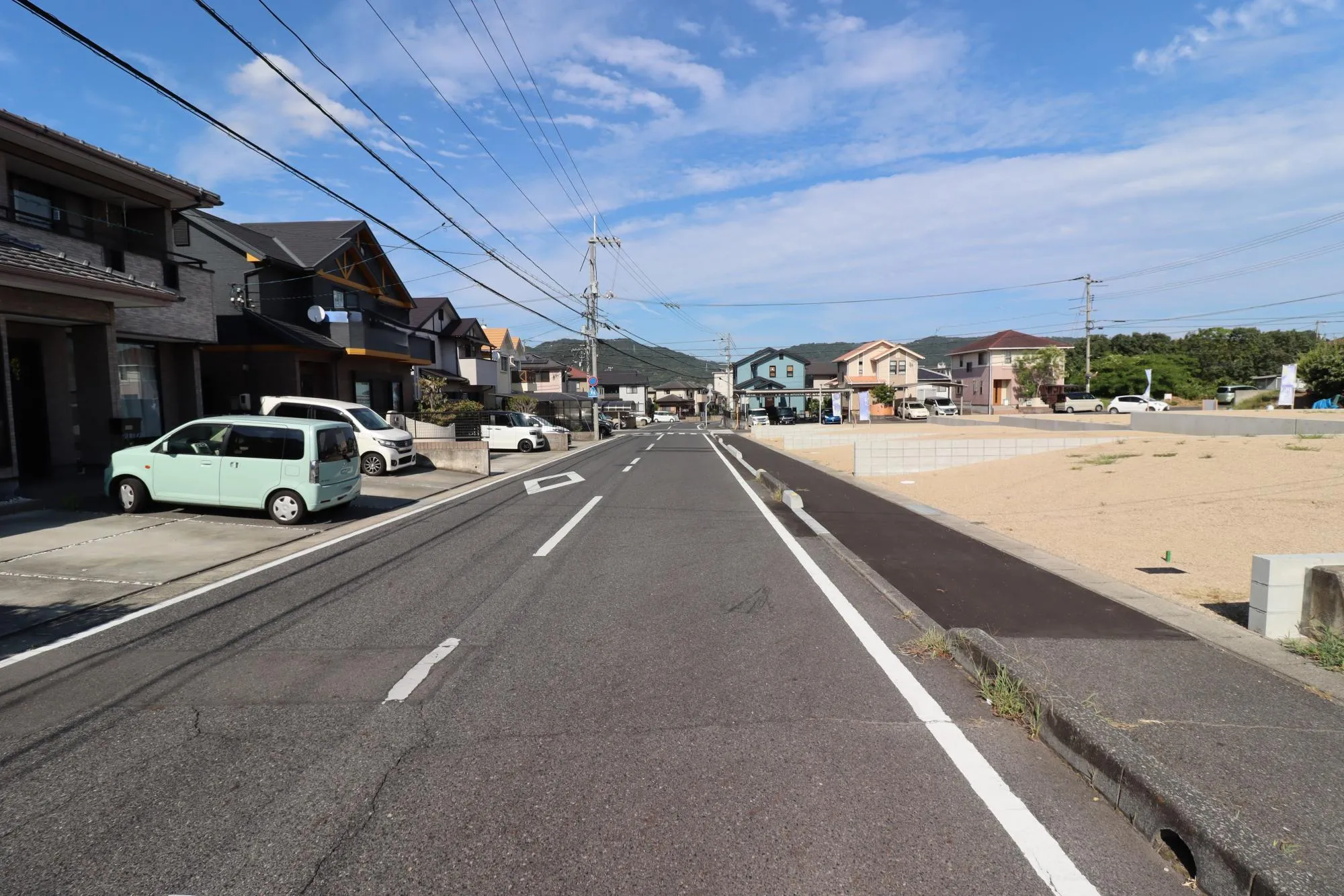 ①②号棟前　前面道路