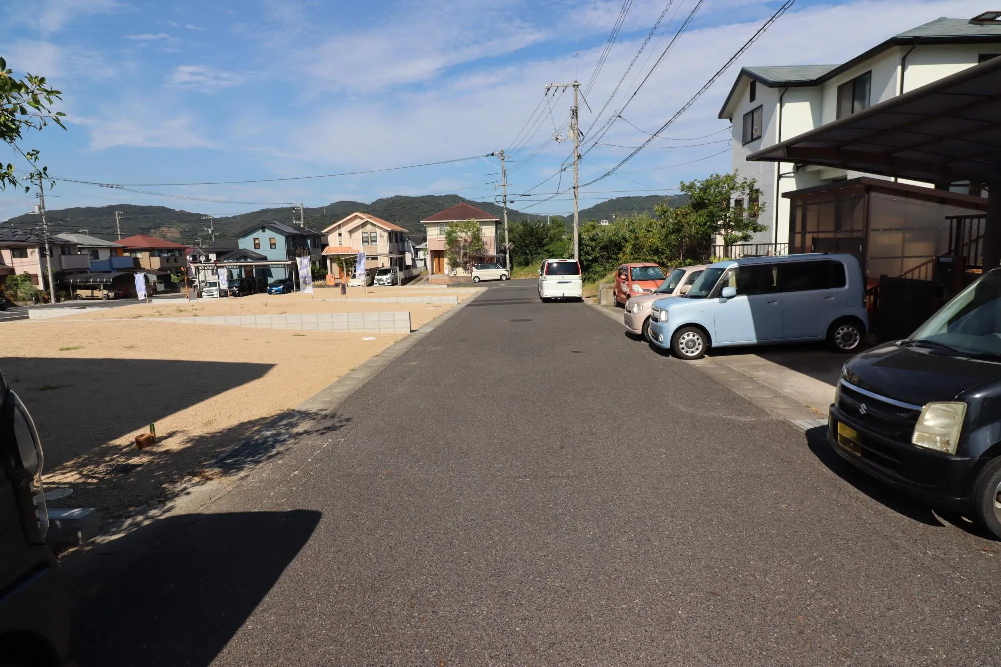 ③④号棟前　前面道路