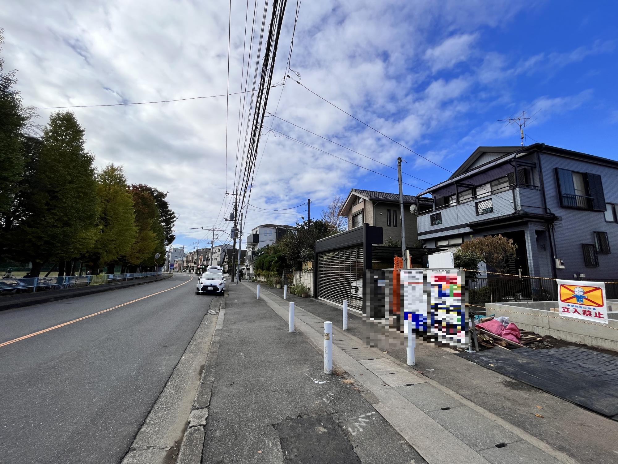 現地前面道路(2024.11月撮影)