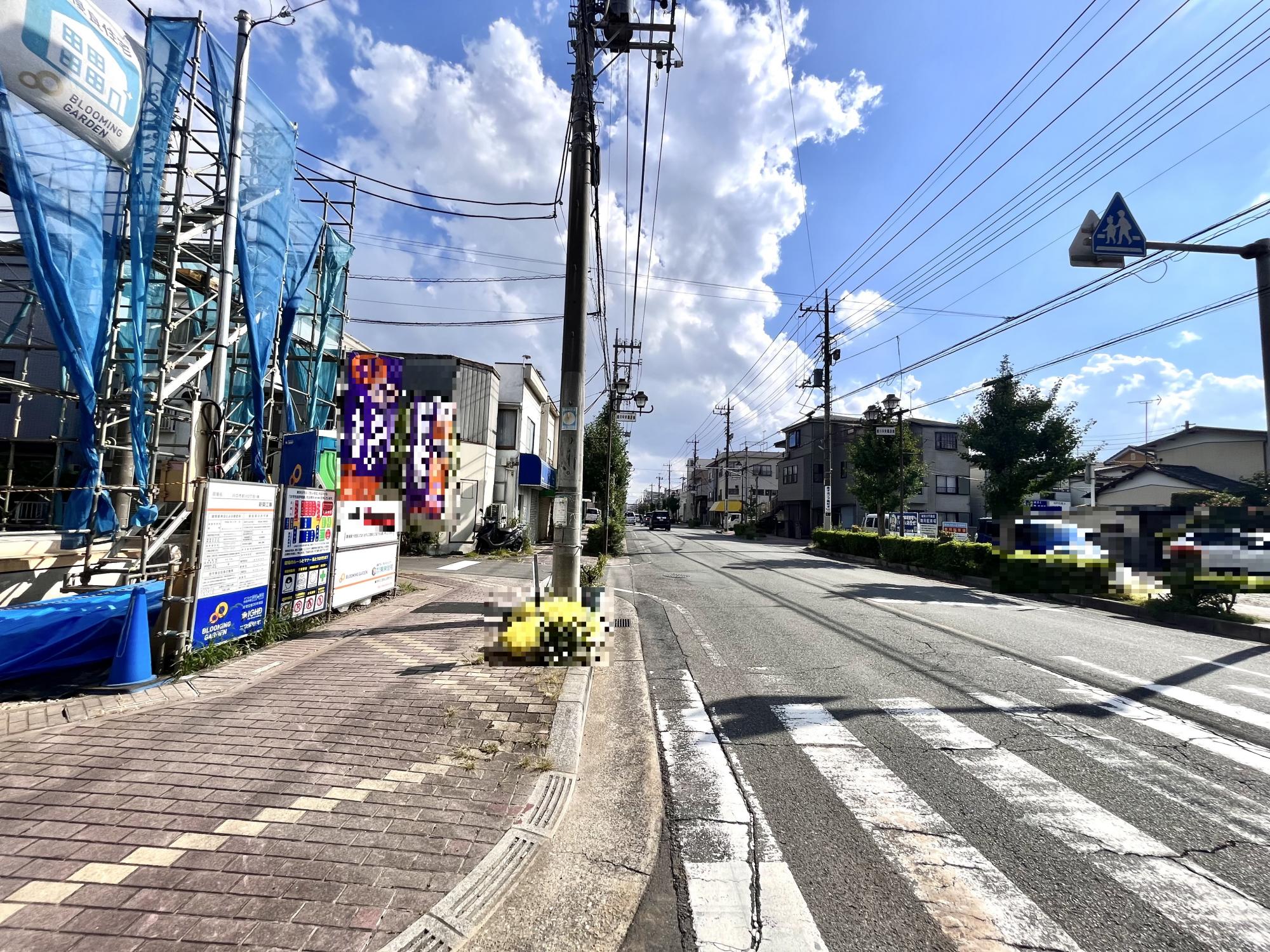 前面道路写真(2024年9月撮影)